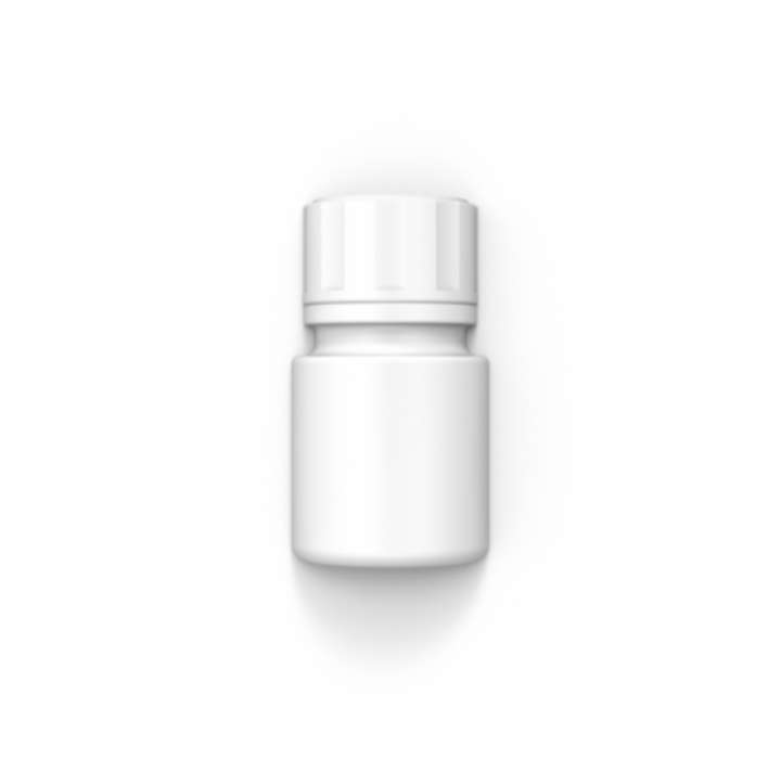 Minimalist white 3D rendering of the signature bottle of the niche perfume brand Headspace