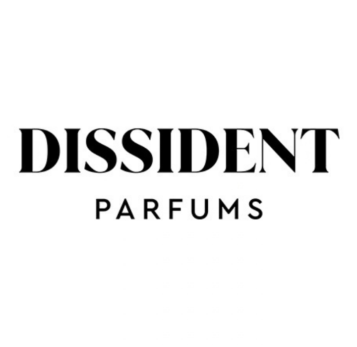 logo of the niche perfume brand Dissident, on Scentissime